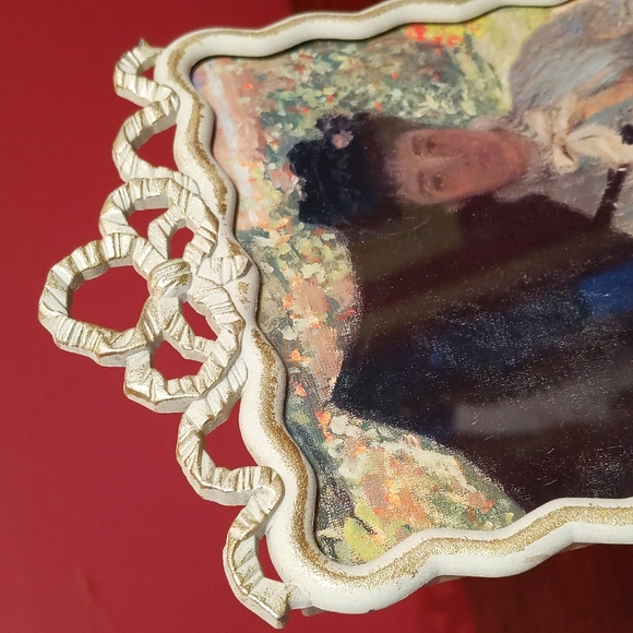 Gold Accented Metal Desk Frame - Picture 2 of 4